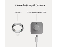 Oura Ring 5 Srebrny (rozmiar 11) - 1608579 - zdjęcie 9